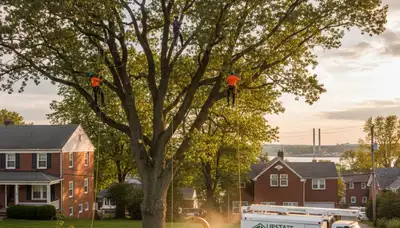 Professional tree removal service in Albany NY by certified arborists at Tree Services Albany NY